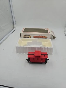 Bachmann Ho Scale Electric Train Central Pacific R.R. Red Old West Caboose Car - Picture 1 of 15