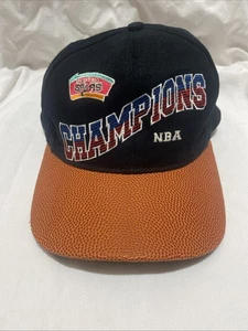 San Antonio Spurs Fiesta Logo 1999 NBA Champions Drew Pearson Snapback Hat Rare - Picture 1 of 10