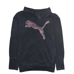 Vintage PUMA BLACK JUMPER WOMENS M - Picture 1 of 4
