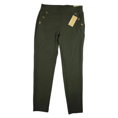 Michael Michael Kors Pants Womens S Olive Skinny Ankle Pull-On HIgh Rise $98 NEW - Image 1 of 4