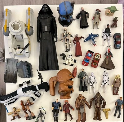MASSIVE Star Wars Collectible Figures Vehicles Toys Job Lot Collection Bundle - Image 1 of 4