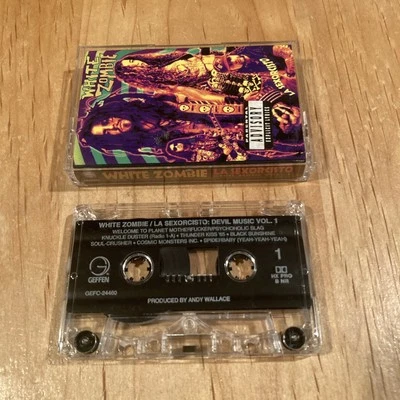 White Zombie – La Sexorcisto ... CASSETTE TAPE 1st US issue iggy pop rob pantera Foto 1 de 3