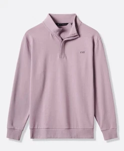 Mens Travis Mathew Cloud Quarter Zip 2.0 Golf Pullover Elderberry #1MS309 Sz XXL - Picture 1 of 9