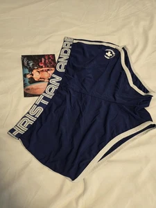 Andrew Christian VPL Gym Shorts Navy Size Large Navy Blue - Bild 1 von 8