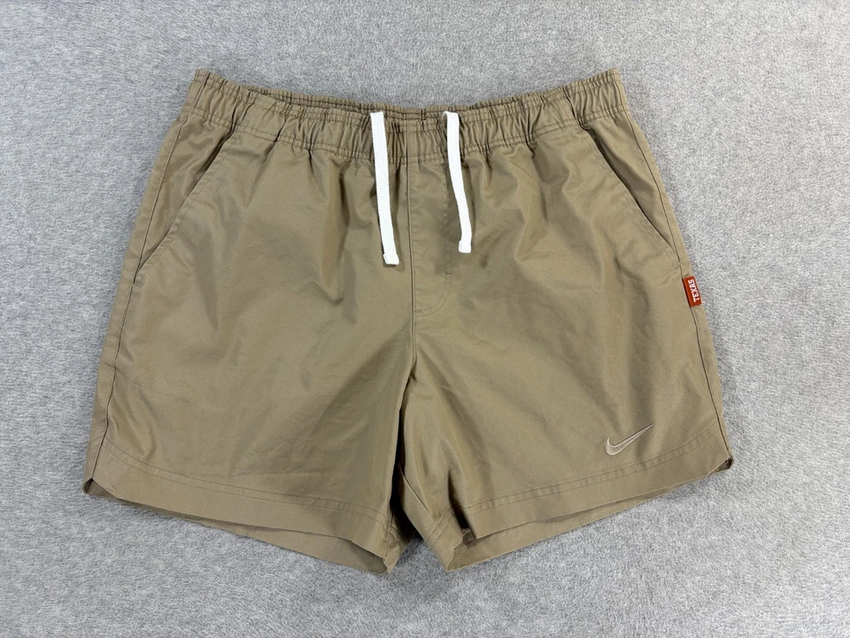 Pantalones Cortos Atléticos Texas Longhorns Nike Cosidos Logo Campus (Grandes Para Hombre) Tostados Foto 1 de 4