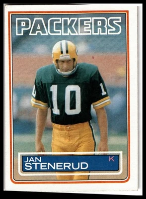 1983 Topps #85 Jan Stenerud - Image 1 of 2
