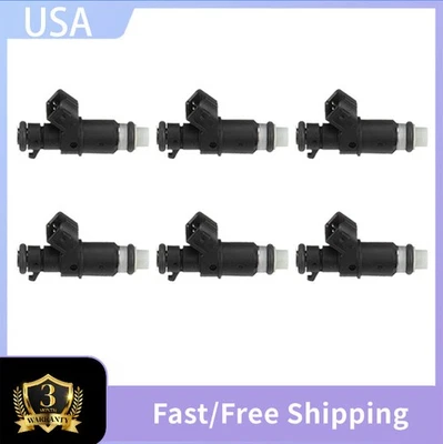 6pcs Fuel Injector For ACURA ILX 2013-2015 SATURN VUE 2004-2007 2.0L L4 3.5L V6 Foto 1 de 4