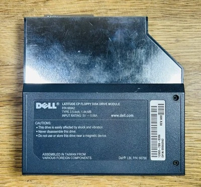DELL Floppy Disk Drive Module P/N 66942 Type: 3.5 inch, 1.44-MB - Image 1 of 2