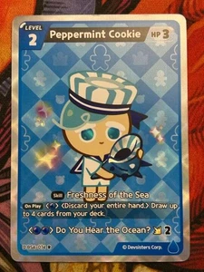 CookieRun Braverse TCG - Peppermint Cookie (BS4-074) Rare Foil - Picture 1 of 2