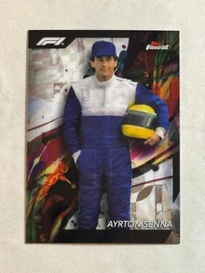 2024 Topps Finest Formula 1 F1 Common Ayrton Senna #74 - Picture 1 of 2