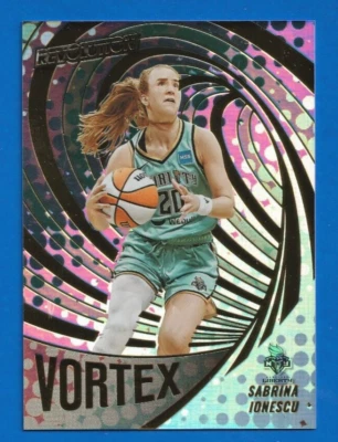 2022 Panini WNBA Revolution SABRINA IONESCU VORTEX INSERT #17 LIBERTY - Image 1 of 2