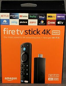 Amazon Fire TV Stick 4K Max Media Streamer with Alexa Voice Remote 3rd Gen.