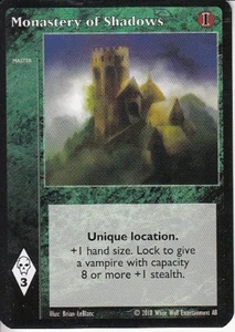 Monastery of Shadows VTES CCG BCP Reprint - Picture 1 of 1