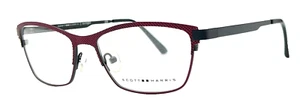 SCOTT HARRIS - SH-492 C1 54/16/135 - WEINROT / SCHWARZ - NEU Original BRILLE - Bild 1 von 2