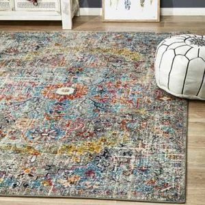 DELILAH MULTI COLOUR BOHO TRADITIONAL ORIENTAL MODERN FLOOR RUG - 4 Sizes **NEW* - Picture 1 of 35
