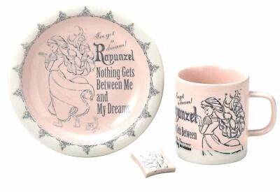 Sango Toki Disney Antigua Princesa Rapunzel Conjunto Personal Taza Plato 3263-02 JAPÓN Foto 1 de 4