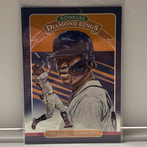 2020 Donruss Diamond Kings Ronald Acuna Jr 8 Holo Foil