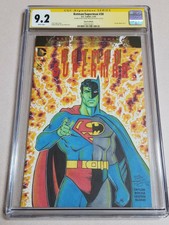 Original Sketch By Nick Justus on Batman/Superman blank CGC 9.2