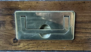 Henredon Furniture Scene One Brass Drawer Pull Campaign Pulls VTG MCM - Picture 1 of 12