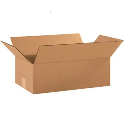 100 - 12 x 6 x 4 Shipping Boxes Packing Moving Storage Cartons Mailing Box - Image 1 of 2