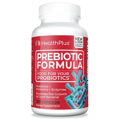 	Fórmula prebiótica Health Plus - Probióticos + Prebióticos + Enzimas digestivas	 Foto 1 de 4