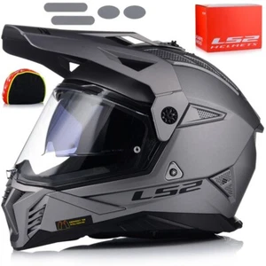 LS2 MX702 Pioneer II Motorradhelm Enduro MX Quad Helm mit Sonnenblende Visier - Bild 1 von 15