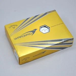 1 Dozen (12) Callaway Warbird White Golf Balls War-Bird NEW - Picture 1 of 8