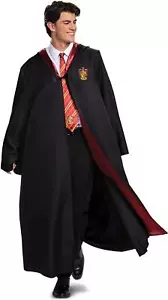 Harry Potter Robe Cloak Gryffindor Deluxe Robe Halloween Costume Medium - Picture 1 of 4