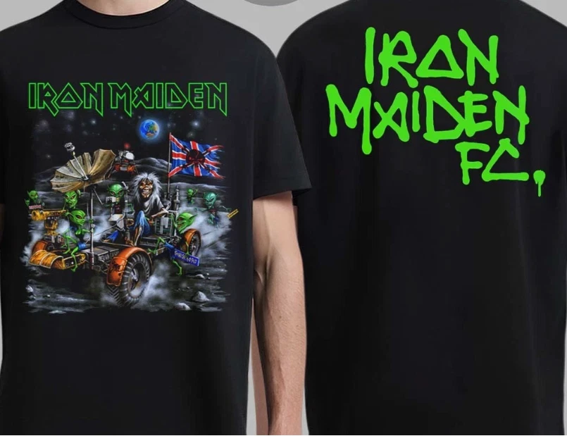 Camiseta unisex de dos caras exclusiva de Iron Maiden FC Eddie And The Aliens Foto 1 de 1