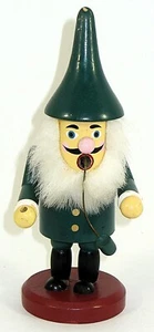 Vintage Holz Holz bärtiger Räuchermann Räuchermann Brenner - Germany? Wächter? - Bild 1 von 12