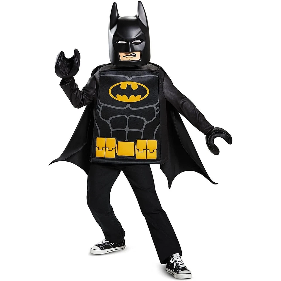 Batman Lego Movie Classic Boys size M 7/8 Costume DC Universe Disguise - Image 1 of 4