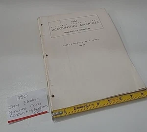 IBM Electric Punched Card Accounting Machines Type 63 Vintage 1950 PP - Picture 1 of 24