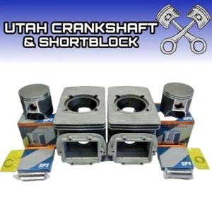 Ski-Doo 50mm 550F Cylinders SP1 Pistons 03-19 MXZ Renegade Fan X skidoo 2B3J1 - Picture 1 of 6