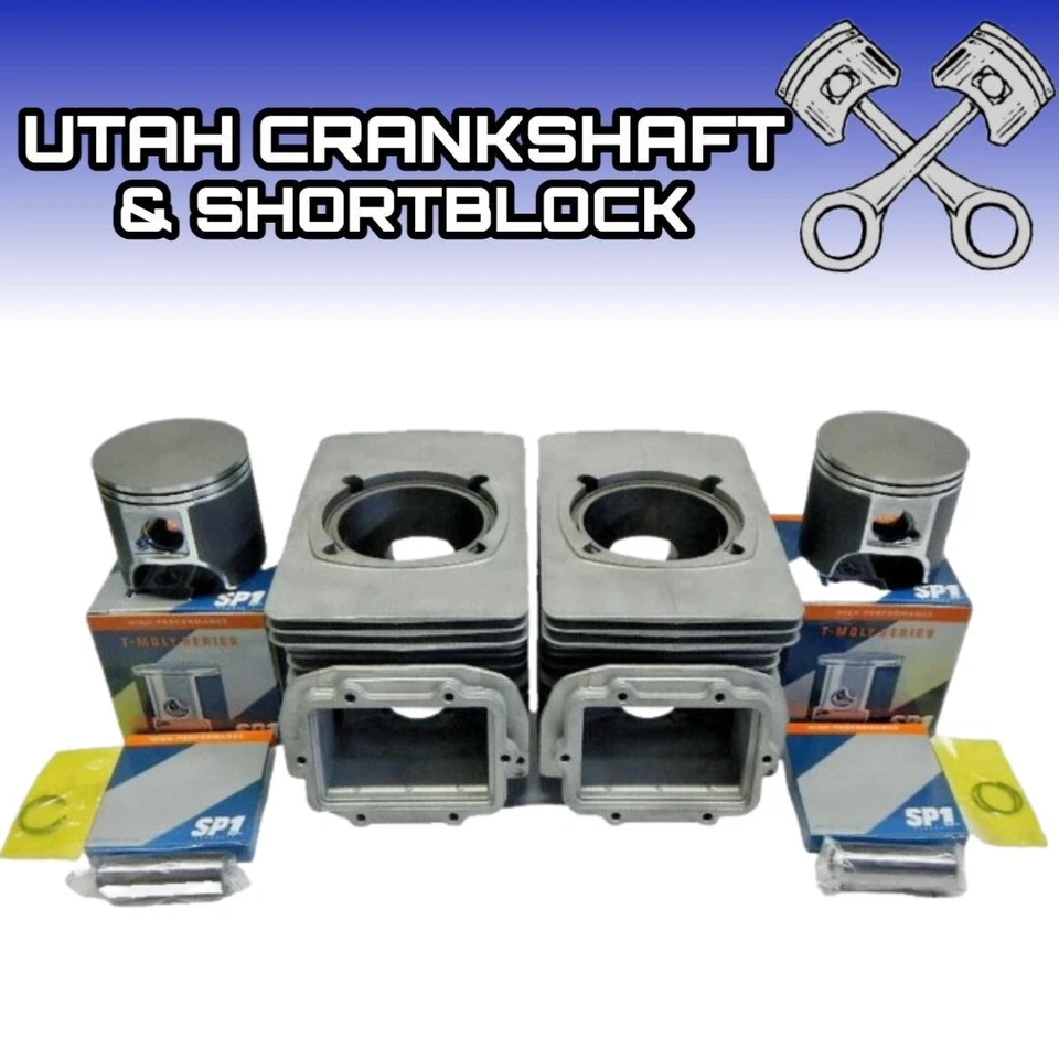 Ski-Doo +.50mm 550F Cilindros SP1 Pistones 03-19 MXZ Renegade Fan X skidoo 2B3J1 Foto 1 de 4