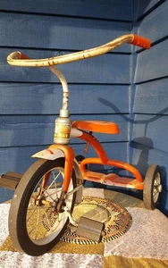 Vintage 1950s 1960s Murray Tricycle ride on pedal toy trike all original, works! - Picture 1 of 4