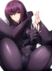 Scathach Fate Grand Order Weatherproof Waifu Anime Sticker 6" Car Decal - Picture 1 of 1