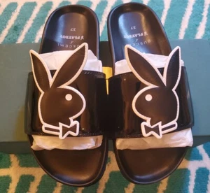 Buscemi x Playboy diapositive nere taglia 37 UE - Foto 1 di 10