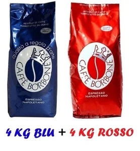8 KG BORBONE GRANI: 4 KG BLU + 4 KG ROSSO FRESCO X BAR E DISTRIBUTORI AUTOMATICI - Imagen 1 de 1