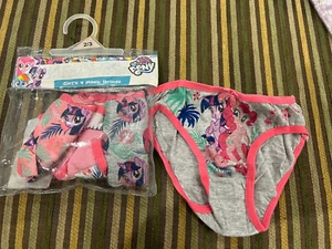 Paquete de 4 calzoncillos My Little Pony Girls talla 2-3 Acc677 - Imagen 1 de 3