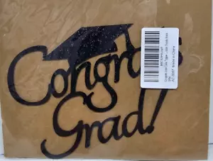 Congrats Grad Cake Topper, Graduation Party - Picture 1 of 4