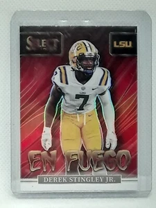 Derek Stingley Jr. 2022 Select Draft Picks - En Fuego Silver - LSU Tigers - Picture 1 of 2