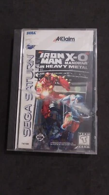 IRON MAN X-O MANOWAR IN HEAVY METAL SEGA SATURN  NTSC AMERICAN USATO - Immagine 1 di 4