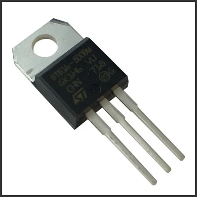BTB16-800BW STM Triac Thyristor 16A 800V TO220-3 THT 50mA  - Bild 1 von 2