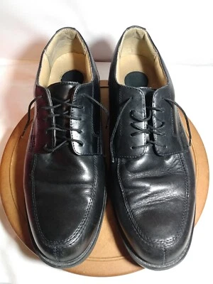 Croft and Barrow мужские Carlton черный кожаный шнурует вверх Оксфорд туфли 11 М - Изображение 1 из 4