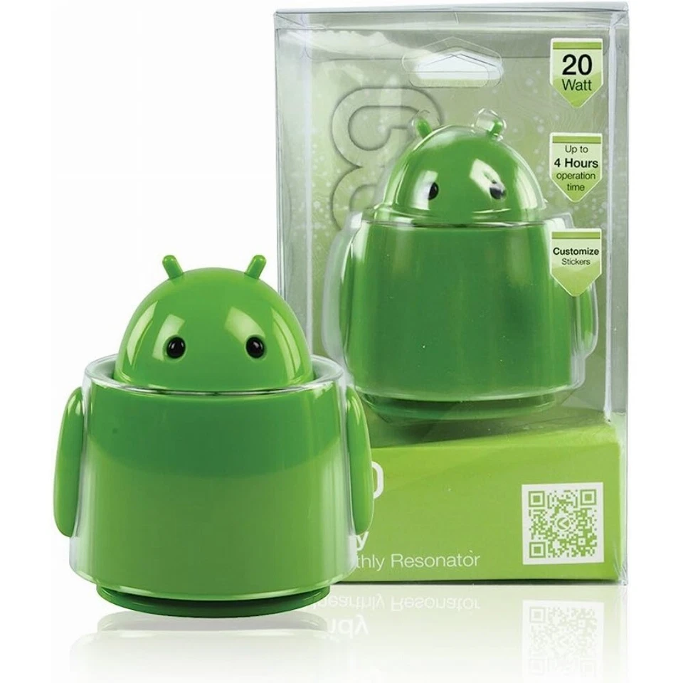 Andy cassa portatile a tema Android KNG-FSP4 20W verde - Immagine 1 di 1