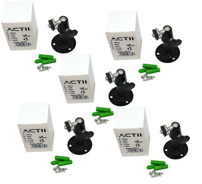 5x Cajas Soporte Altavoz Soporte Pared Logitech Z103 Z906 Z55 HTP-071 - 5.3cm