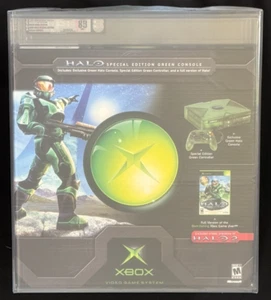 Microsoft Xbox Halo Special Edition Green Console Sealed New VGA 85 Graded - Picture 1 of 3