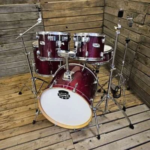 Drum Kit Mapex M Birch, Transparent Cherry USED! RKMM041224 - Picture 1 of 6