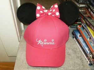 Disney Ladies Pink Minnie Mouse Hat One Size Fits All, Excellent-Shape, Used - Bild 1 von 4