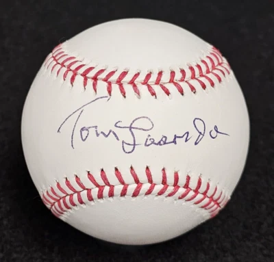 TOMMY LASORDA Signed Official MLB Baseball-HALL OF FAME-LOS ANGELES DODGERS-PSA - Image 1 of 4